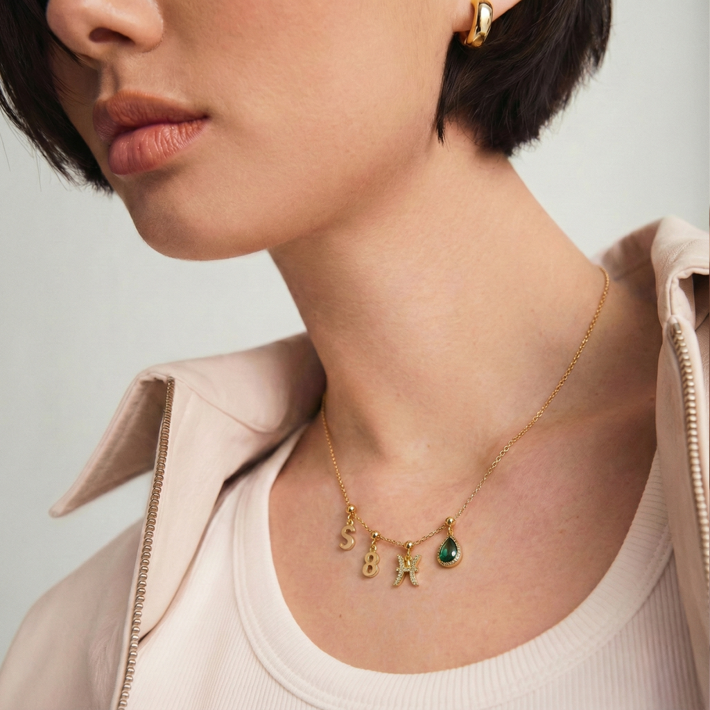 SVARA Destiny Charm Necklace/Bracelet