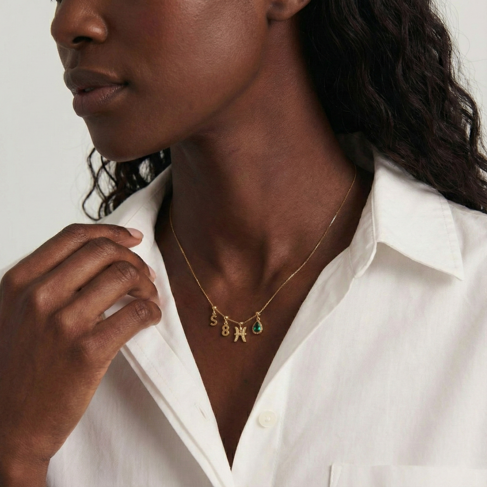 SVARA Destiny Charm Necklace/Bracelet