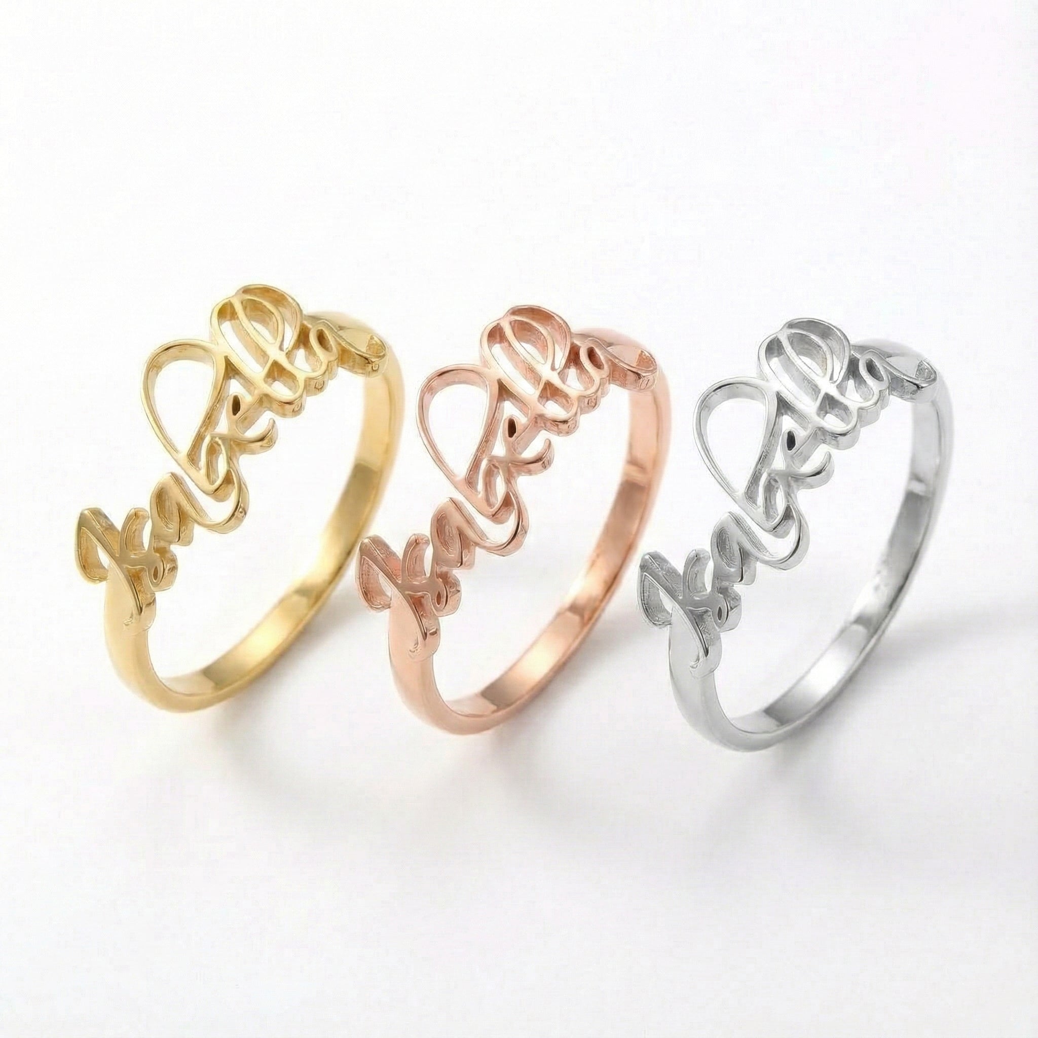 Custom Name Ring — Bali Essence Collection