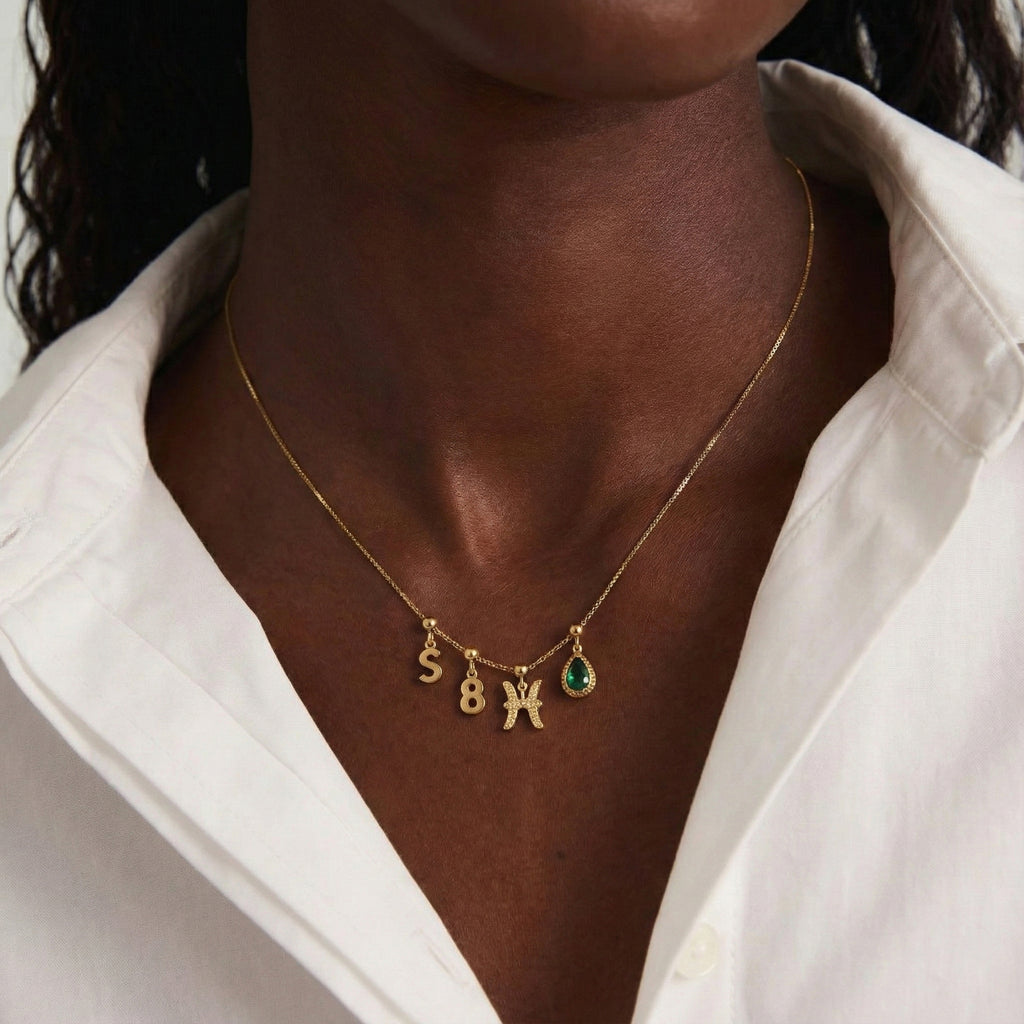 SVARA Destiny Charm Necklace/Bracelet