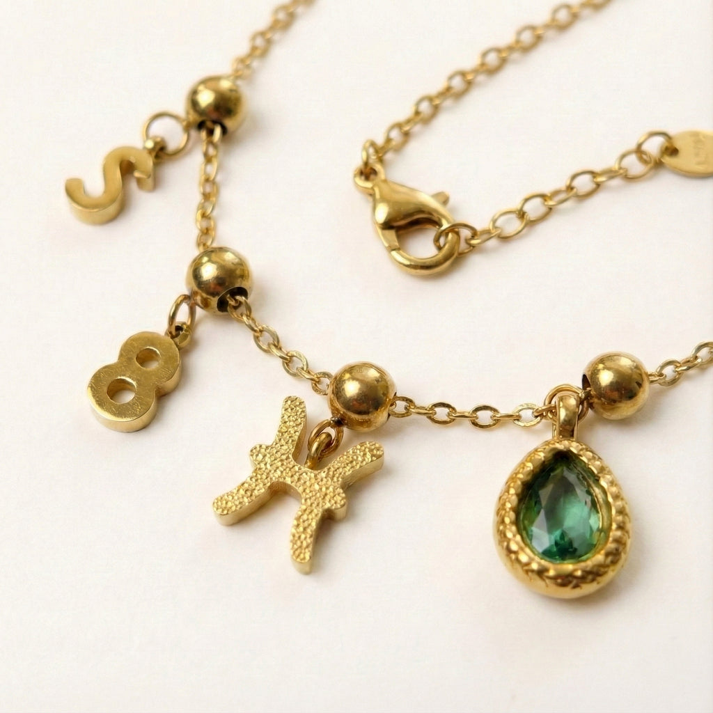 SVARA Destiny Charm Necklace/Bracelet