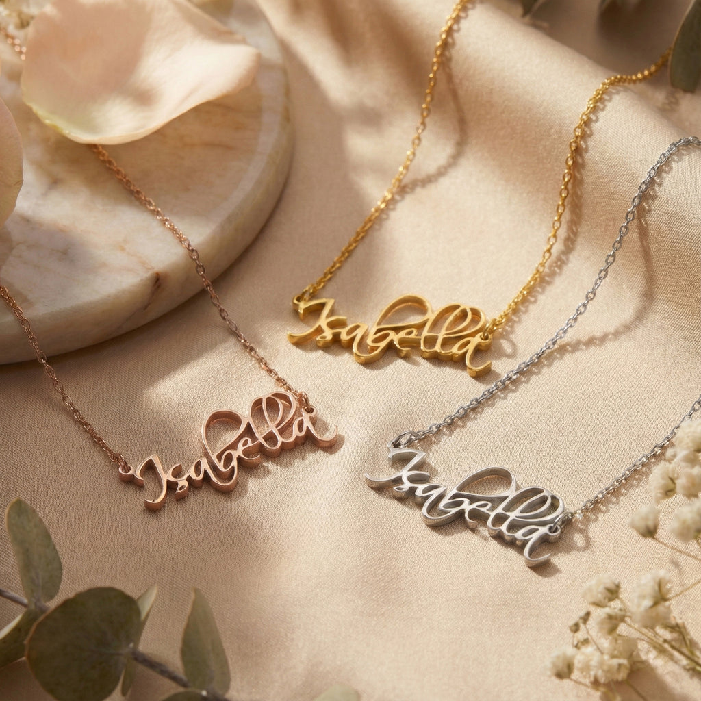 Custom Name Necklace — Bali Essence Collection