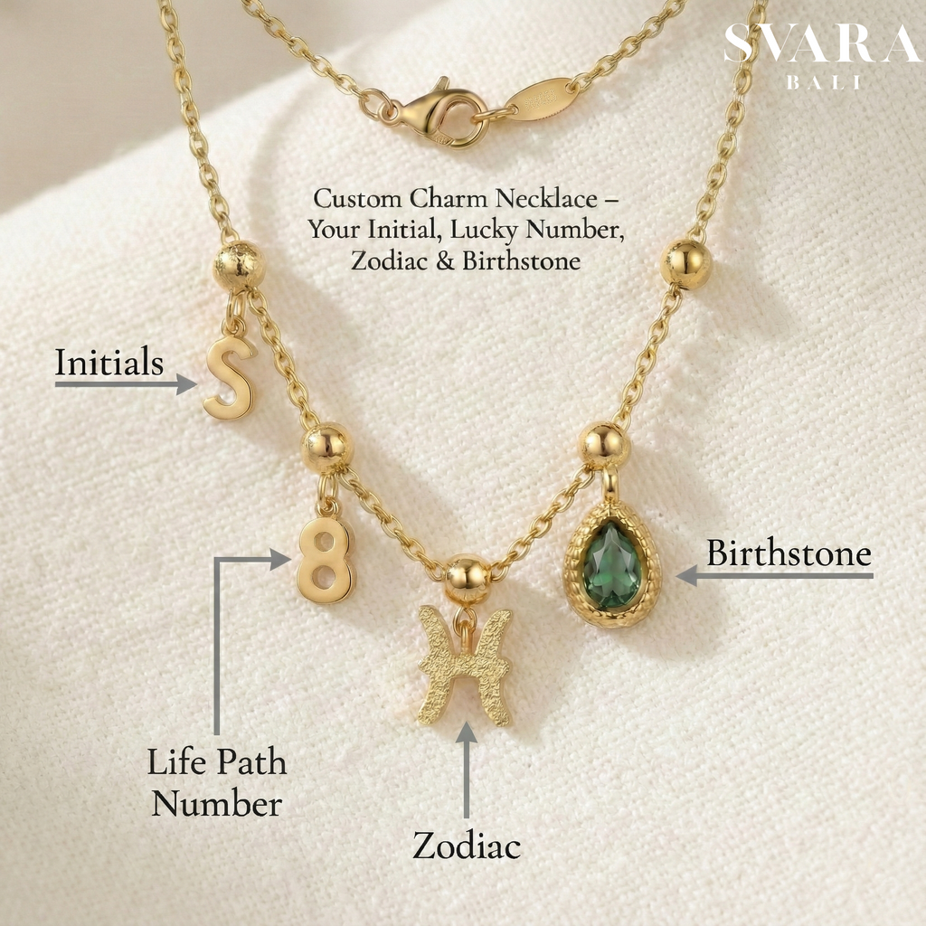 SVARA Destiny Charm Necklace/Bracelet