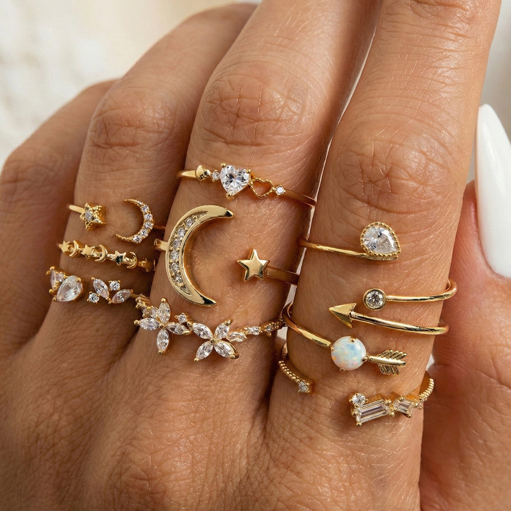 9 Sets of The Vines Rings Collections